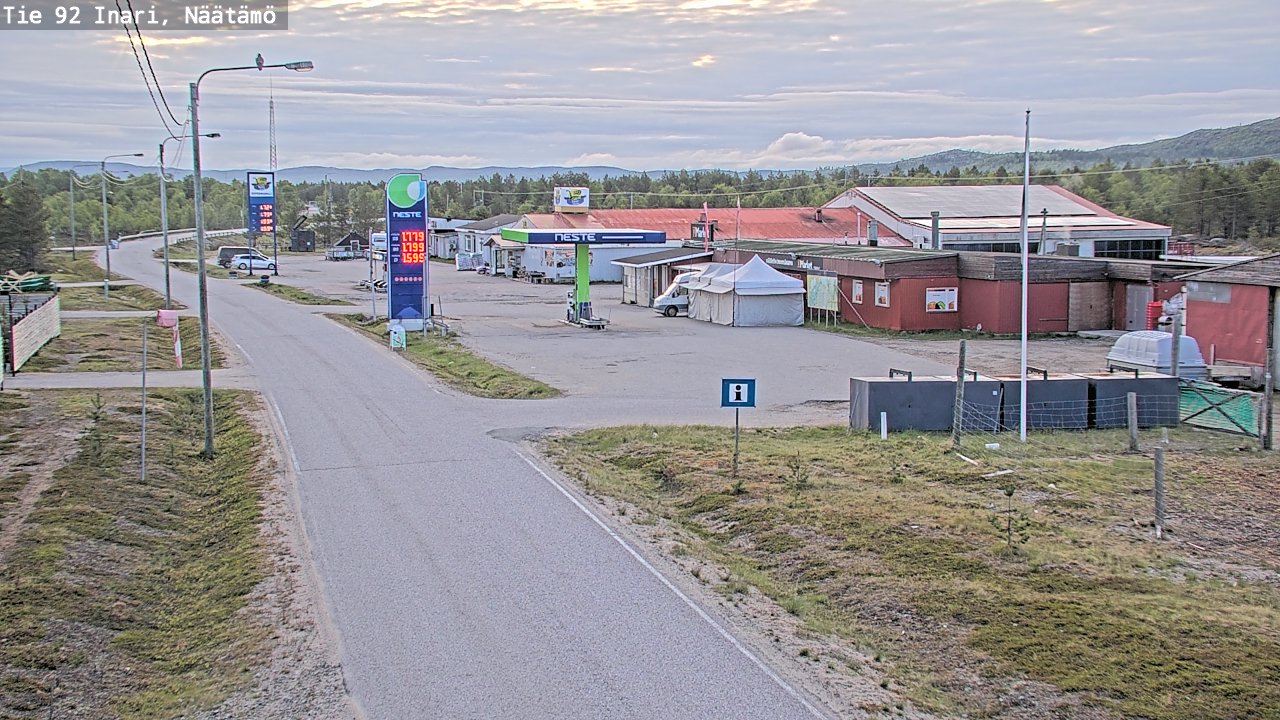 Weather Camera Image Road 92 Inari, Näätämö, Inari, Lappi