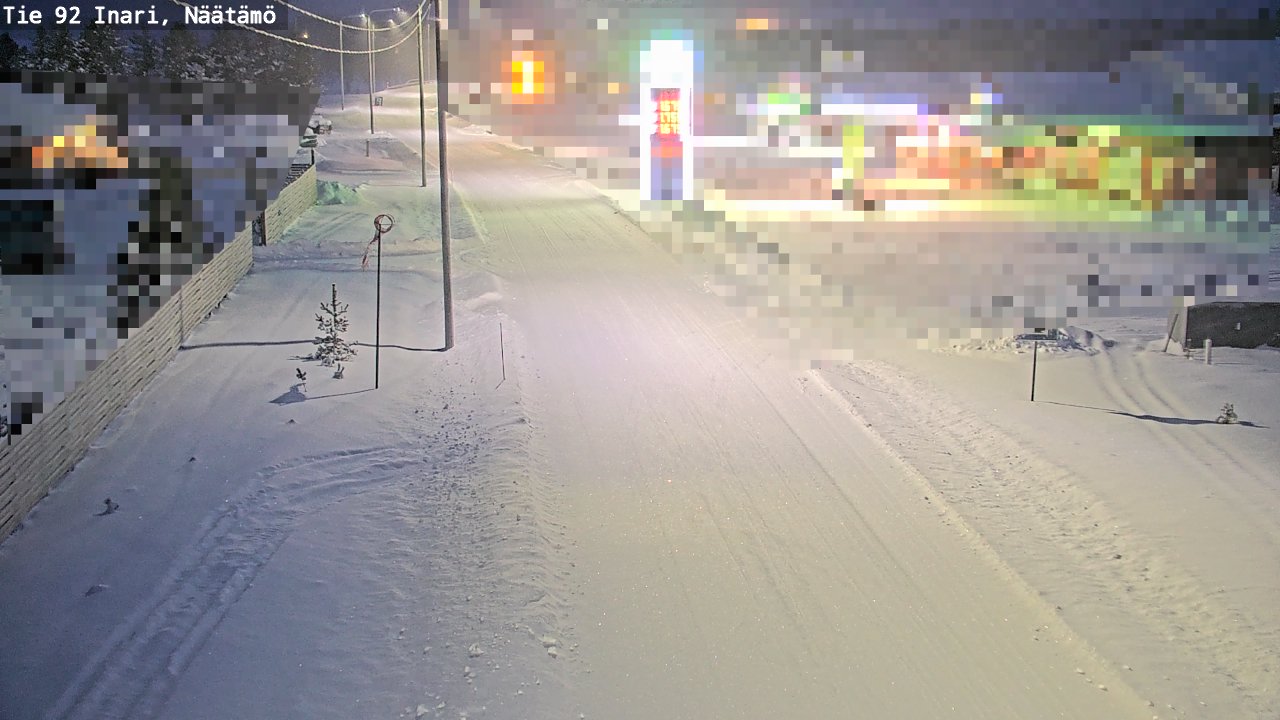 Weather Camera Image Road 92 Inari, Näätämö, Inari, Lappi