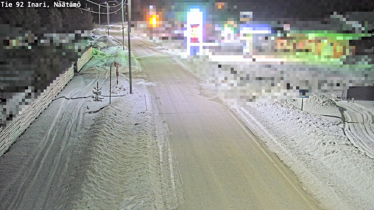 Kelikamerat Kuva Tie 92 Inari, Näätämö, Inari, Lappi