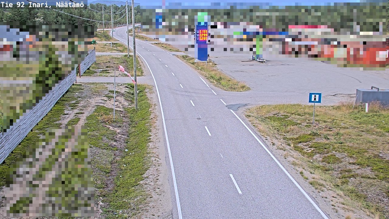 Kelikamerat Kuva Tie 92 Inari, Näätämö, Inari, Lappi