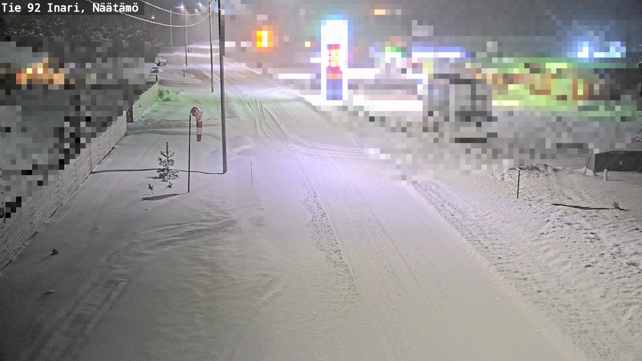 Weather Camera Image Road 92 Inari, Näätämö, Inari, Lappi