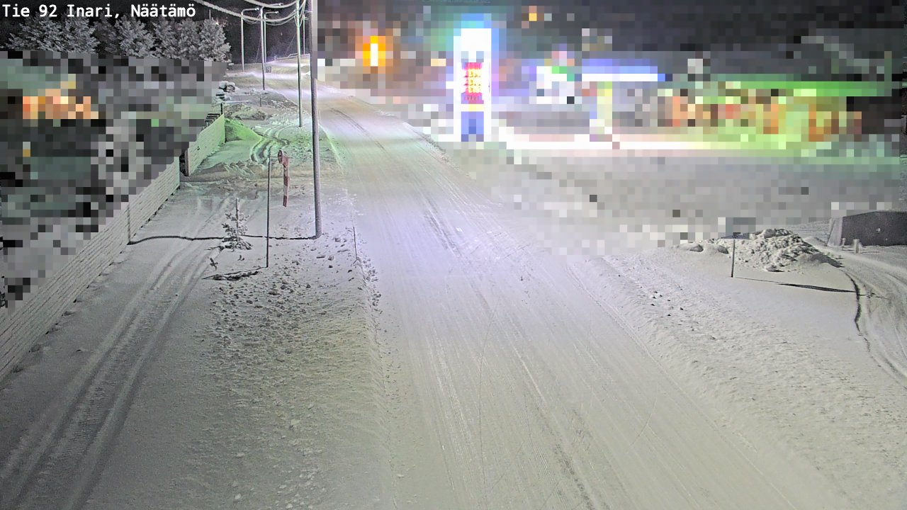 Kelikamerat Kuva Tie 92 Inari, Näätämö, Inari, Lappi