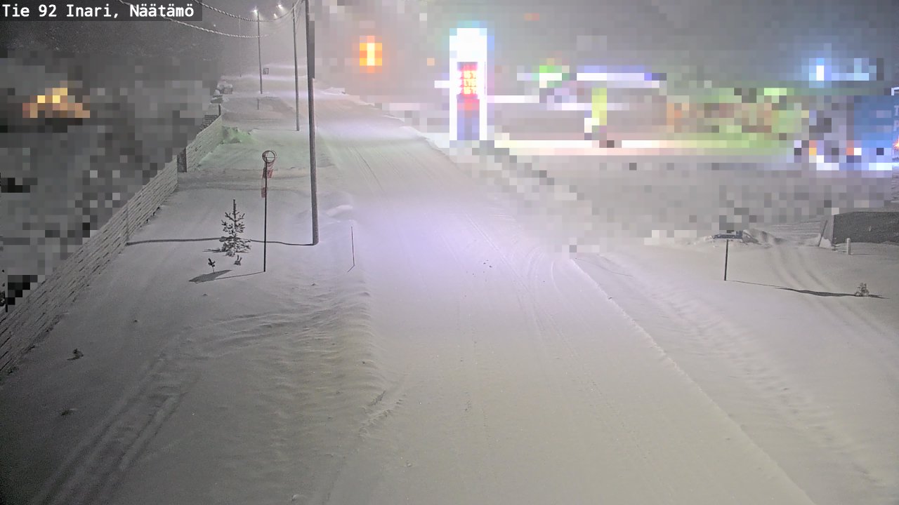 Weather Camera Image Road 92 Inari, Näätämö, Inari, Lappi