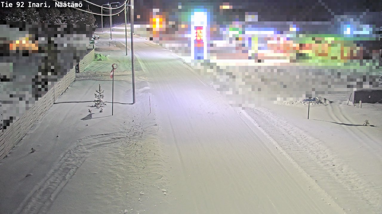 Weather Camera Image Road 92 Inari, Näätämö, Inari, Lappi