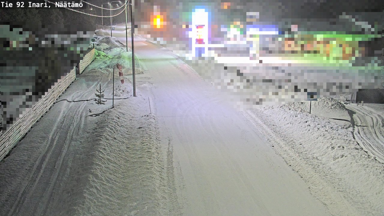 Kelikamerat Kuva Tie 92 Inari, Näätämö, Inari, Lappi