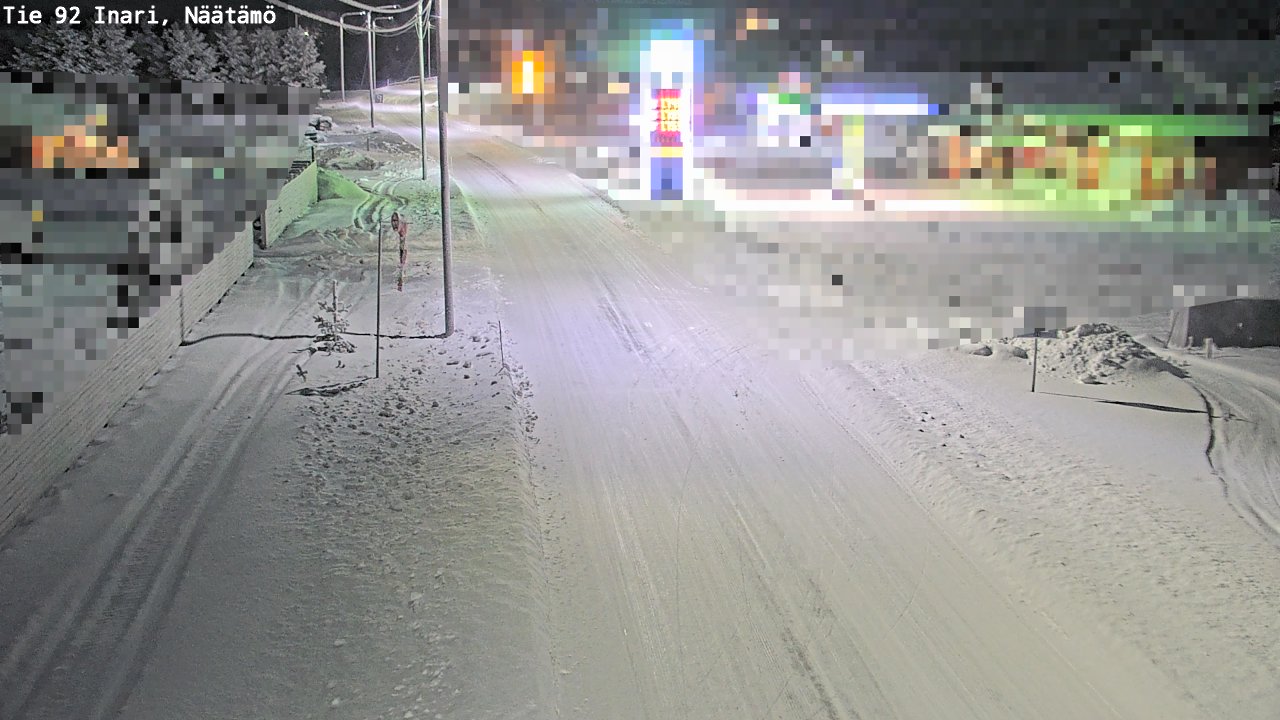 Kelikamerat Kuva Tie 92 Inari, Näätämö, Inari, Lappi