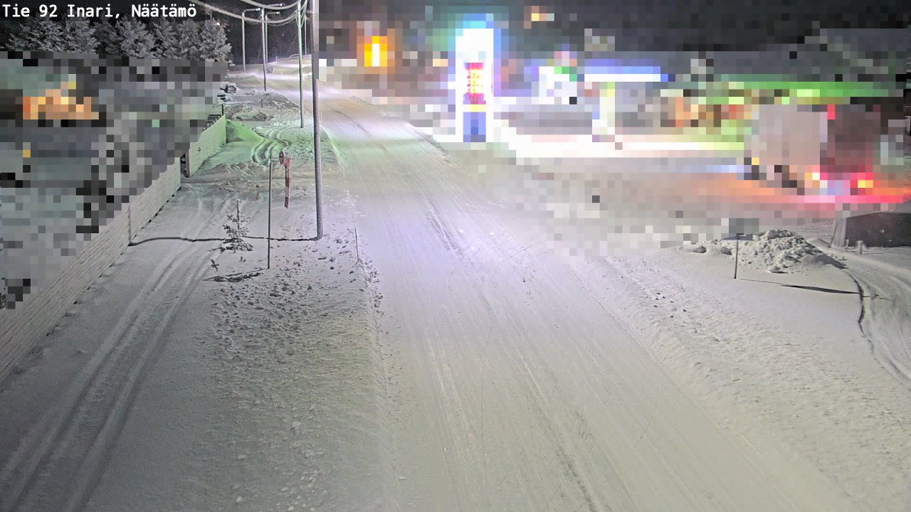 Kelikamerat Kuva Tie 92 Inari, Näätämö, Inari, Lappi