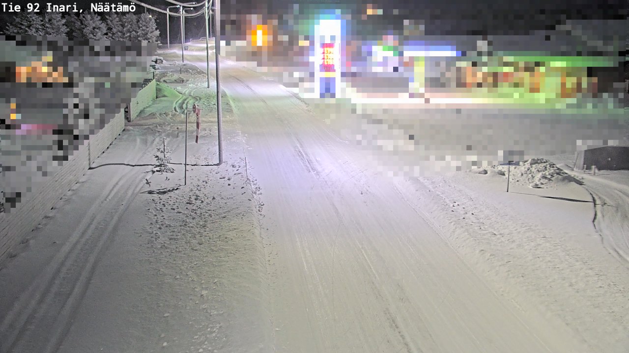 Kelikamerat Kuva Tie 92 Inari, Näätämö, Inari, Lappi