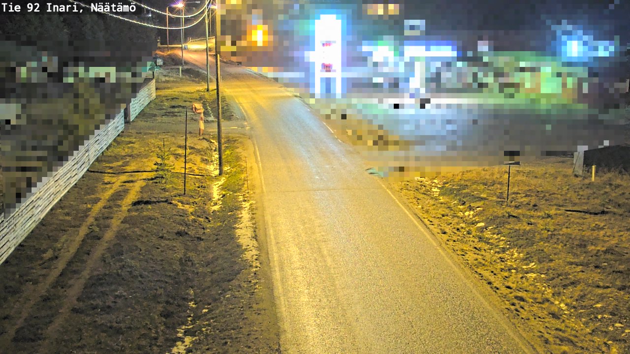 Kelikamerat Kuva Tie 92 Inari, Näätämö, Inari, Lappi