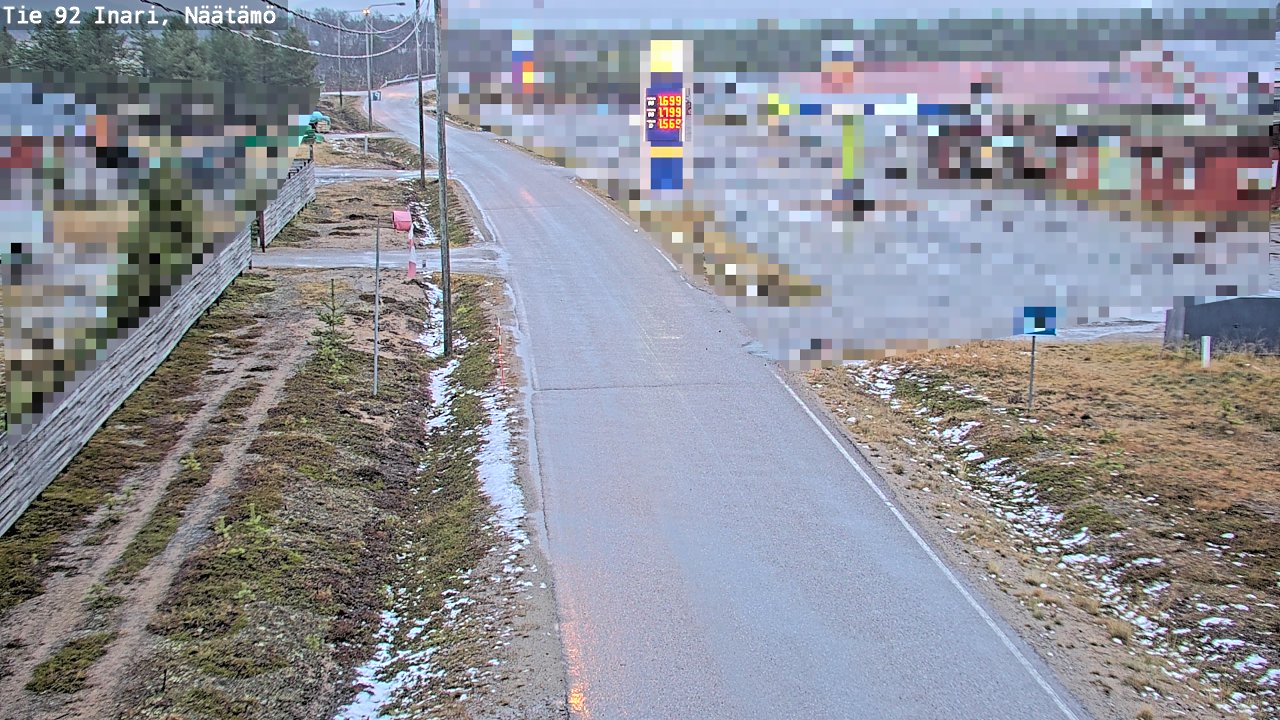 Kelikamerat Kuva Tie 92 Inari, Näätämö, Inari, Lappi