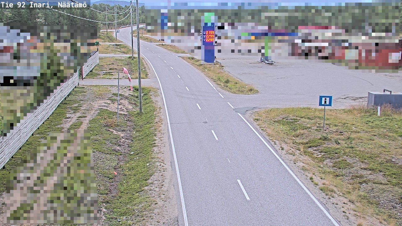 Kelikamerat Kuva Tie 92 Inari, Näätämö, Inari, Lappi