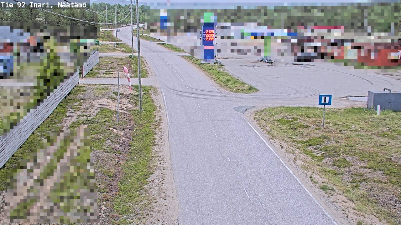 Kelikamerat Kuva Tie 92 Inari, Näätämö, Inari, Lappi