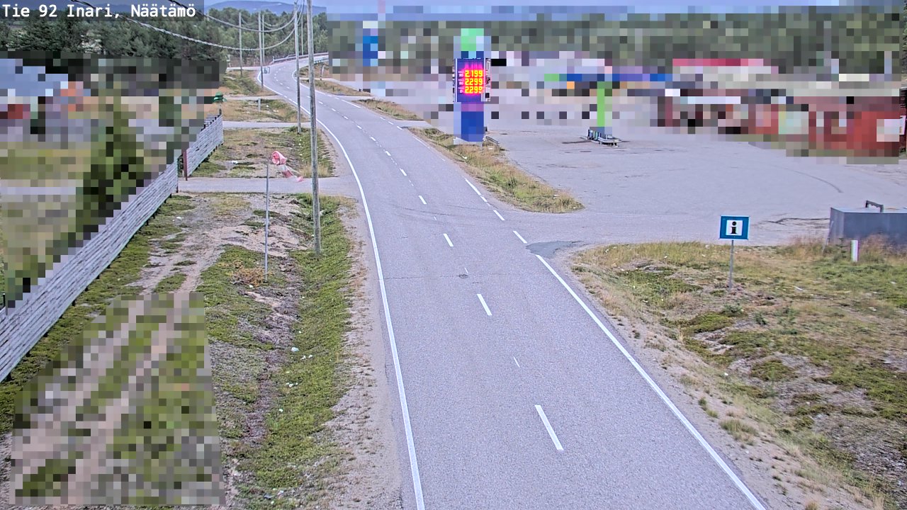 Kelikamerat Kuva Tie 92 Inari, Näätämö, Inari, Lappi