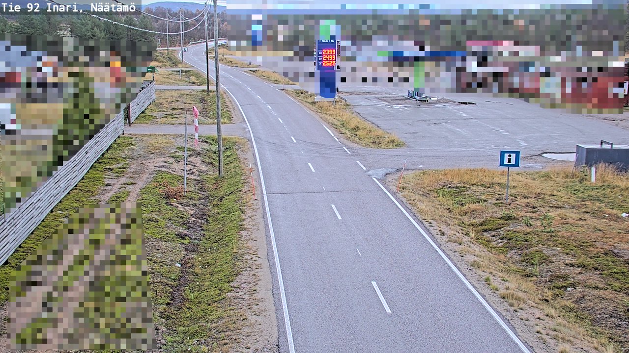 Kelikamerat Kuva Tie 92 Inari, Näätämö, Inari, Lappi