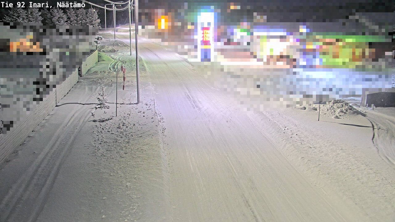 Kelikamerat Kuva Tie 92 Inari, Näätämö, Inari, Lappi