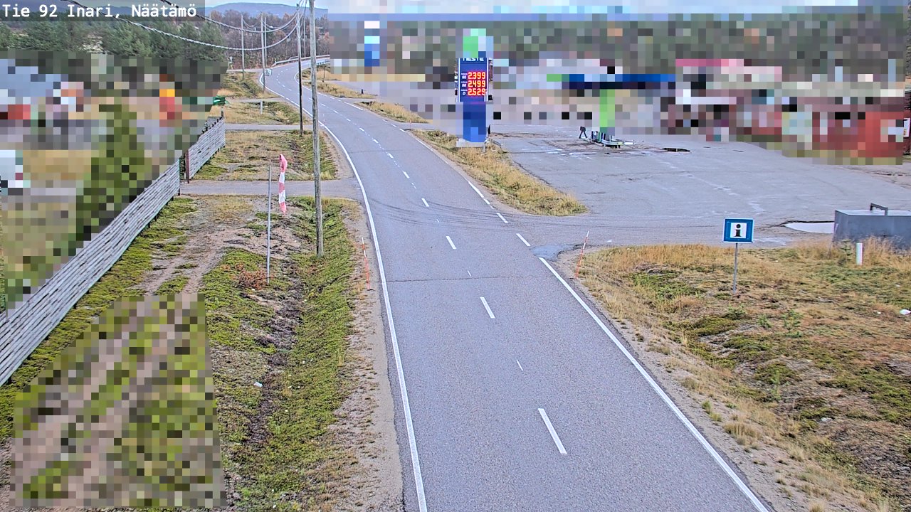 Kelikamerat Kuva Tie 92 Inari, Näätämö, Inari, Lappi