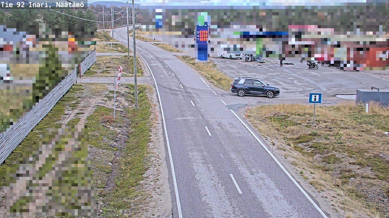 Kelikamerat Kuva Tie 92 Inari, Näätämö, Inari, Lappi