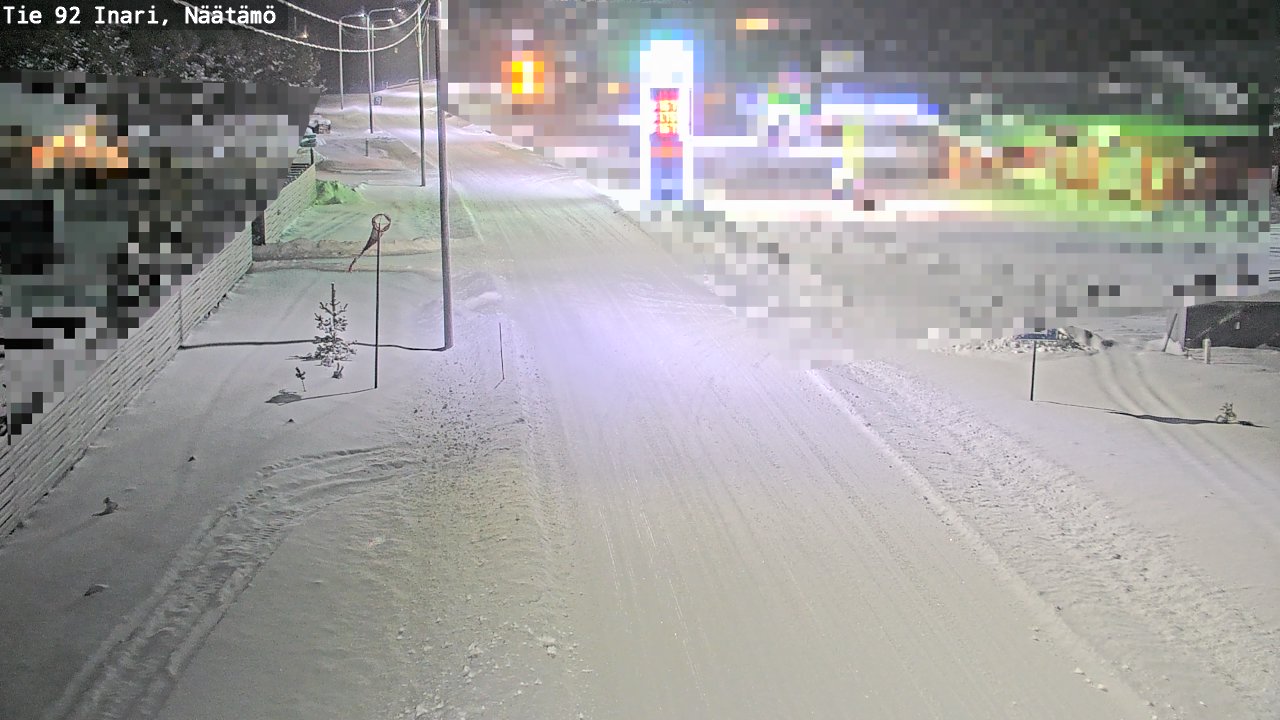 Weather Camera Image Road 92 Inari, Näätämö, Inari, Lappi