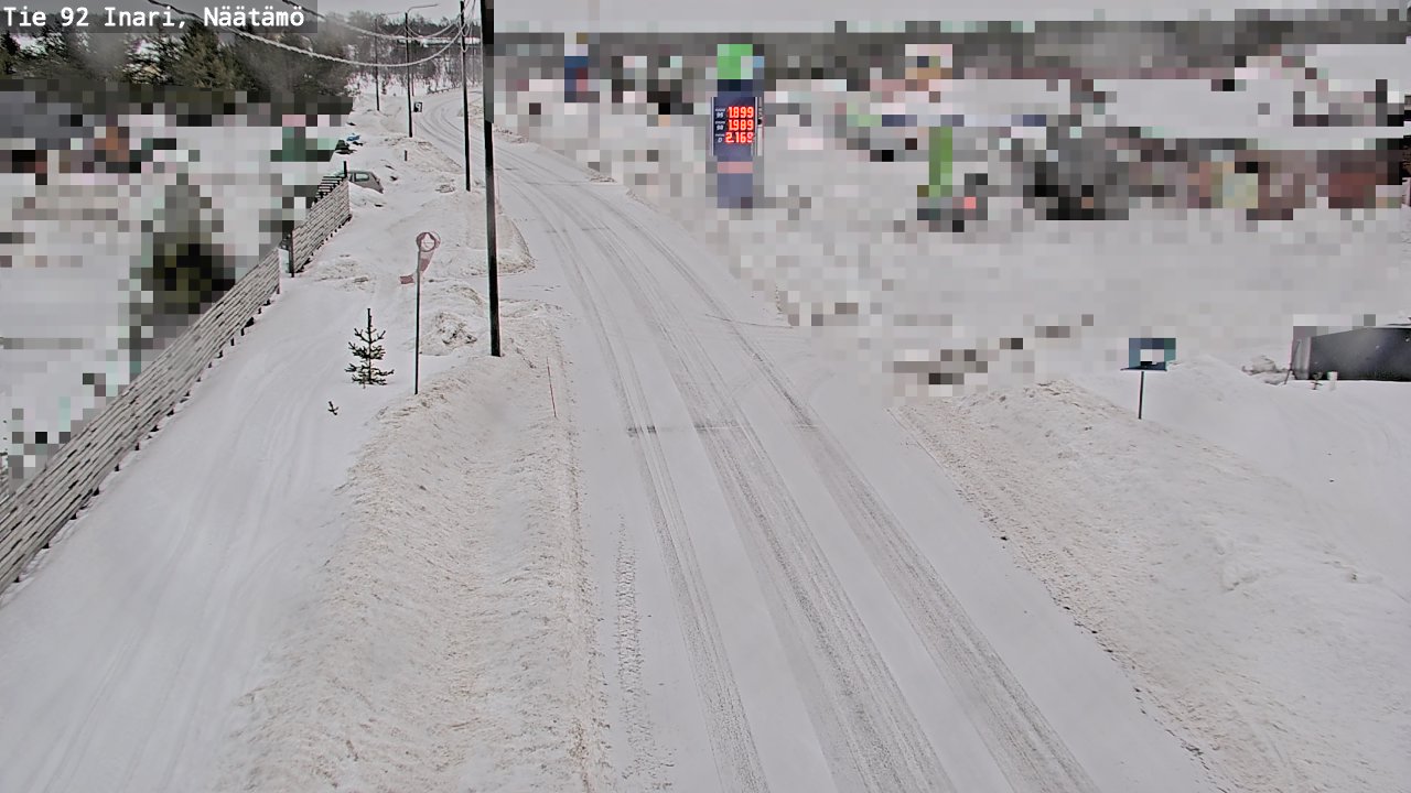 Weather Camera Image Road 92 Inari, Näätämö, Inari, Lappi