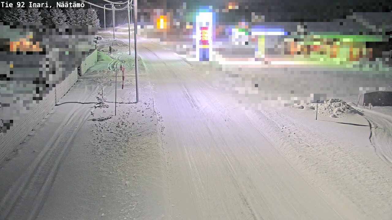 Kelikamerat Kuva Tie 92 Inari, Näätämö, Inari, Lappi