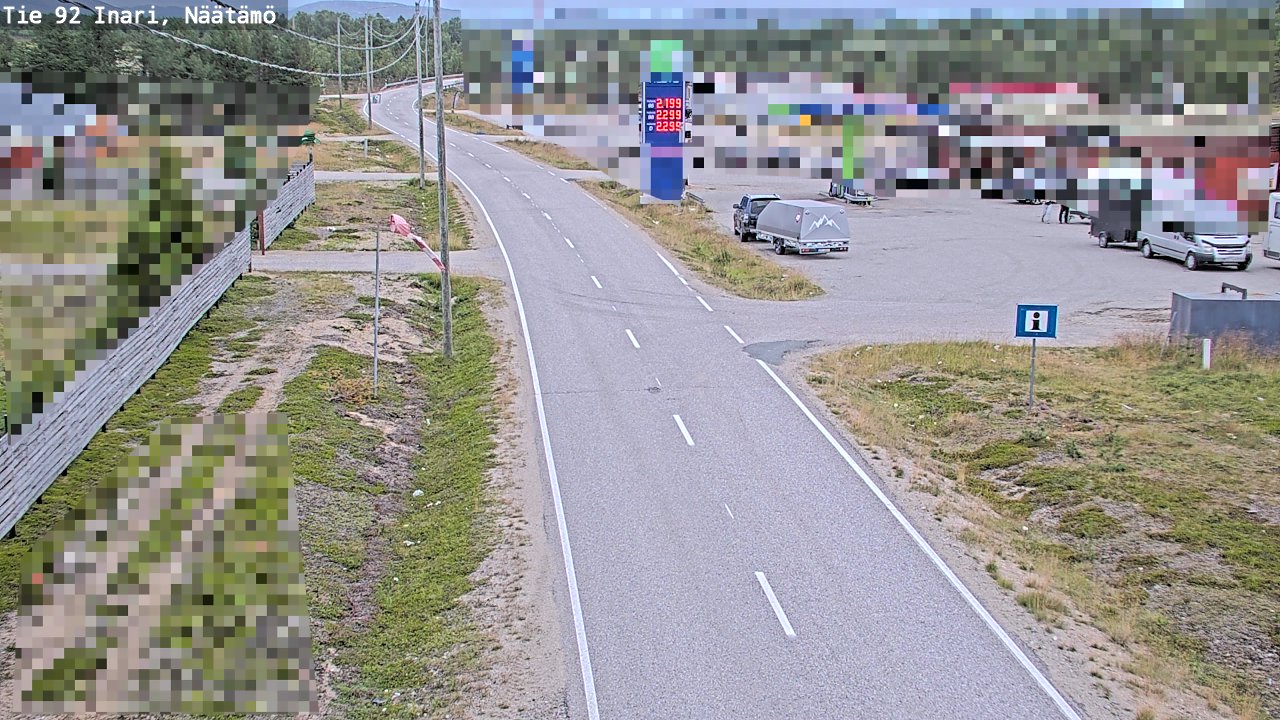 Kelikamerat Kuva Tie 92 Inari, Näätämö, Inari, Lappi