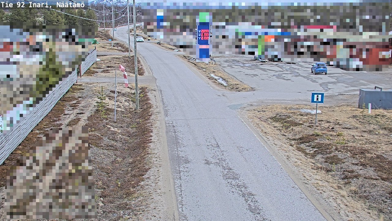 Kelikamerat Kuva Tie 92 Inari, Näätämö, Inari, Lappi