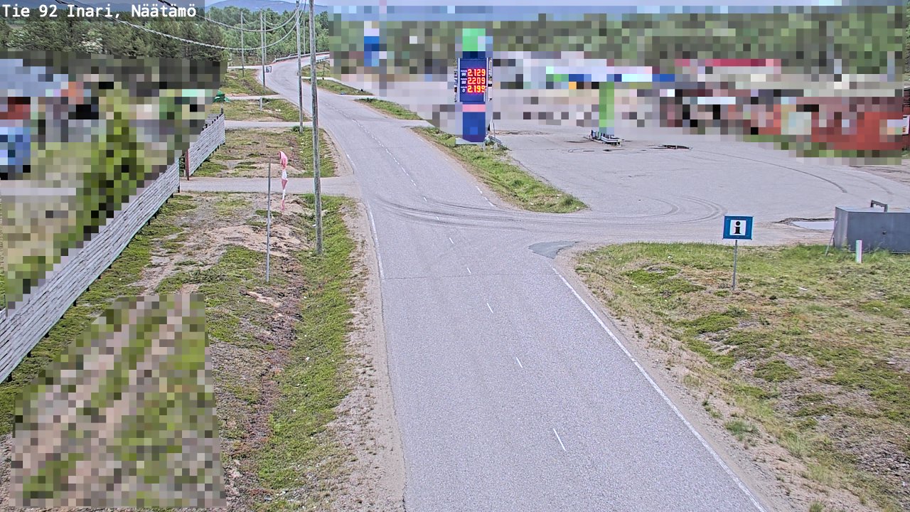 Weather Camera Image Road 92 Inari, Näätämö, Inari, Lappi