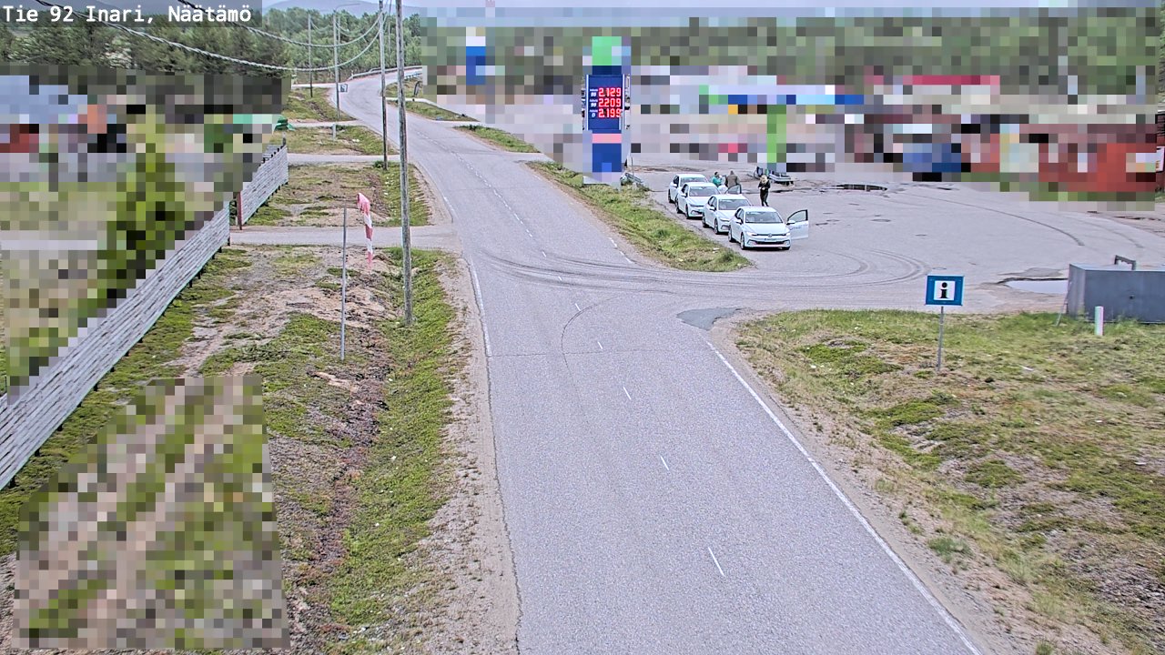 Kelikamerat Kuva Tie 92 Inari, Näätämö, Inari, Lappi