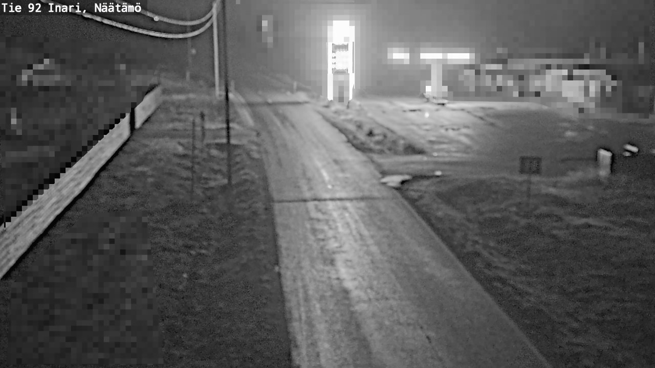 Kelikamerat Kuva Tie 92 Inari, Näätämö, Inari, Lappi