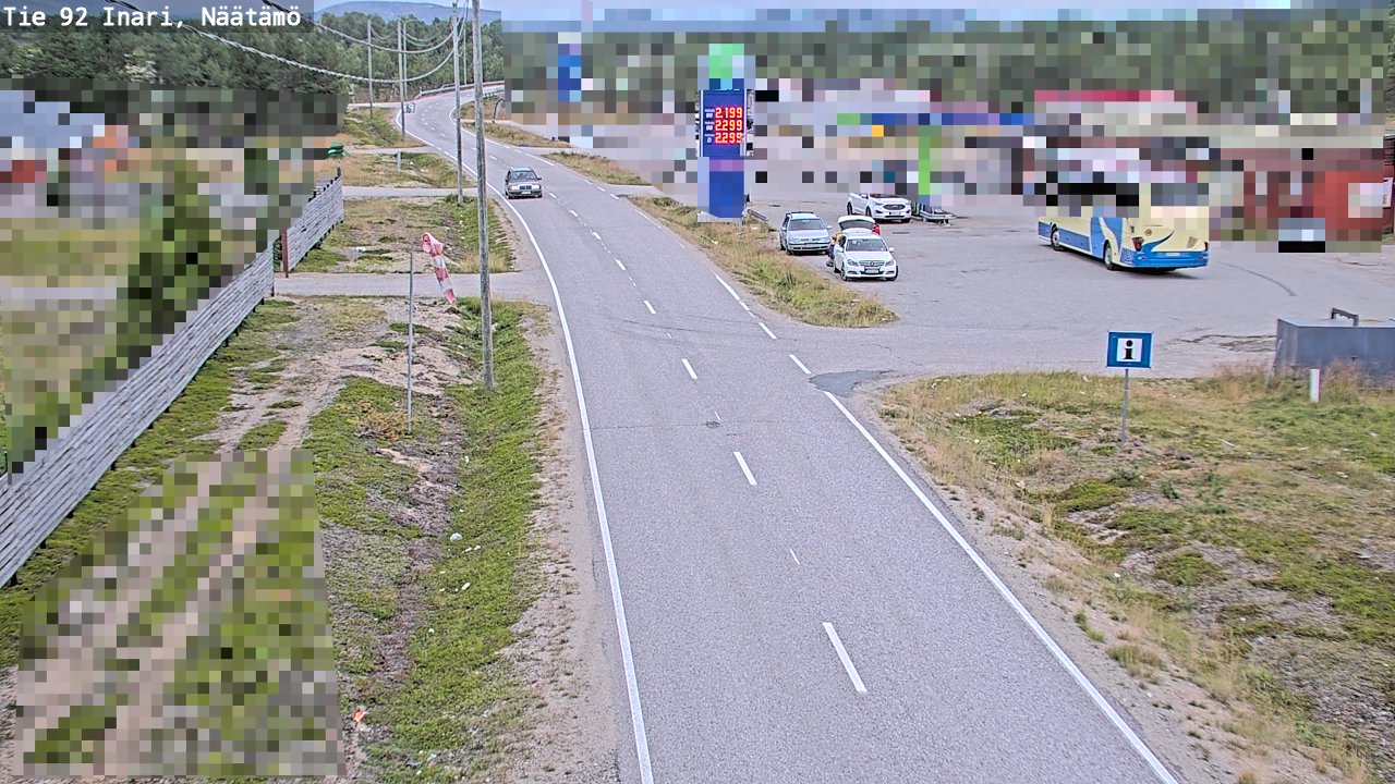 Kelikamerat Kuva Tie 92 Inari, Näätämö, Inari, Lappi