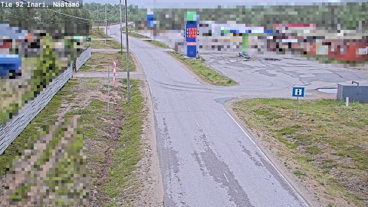 Kelikamerat Kuva Tie 92 Inari, Näätämö, Inari, Lappi