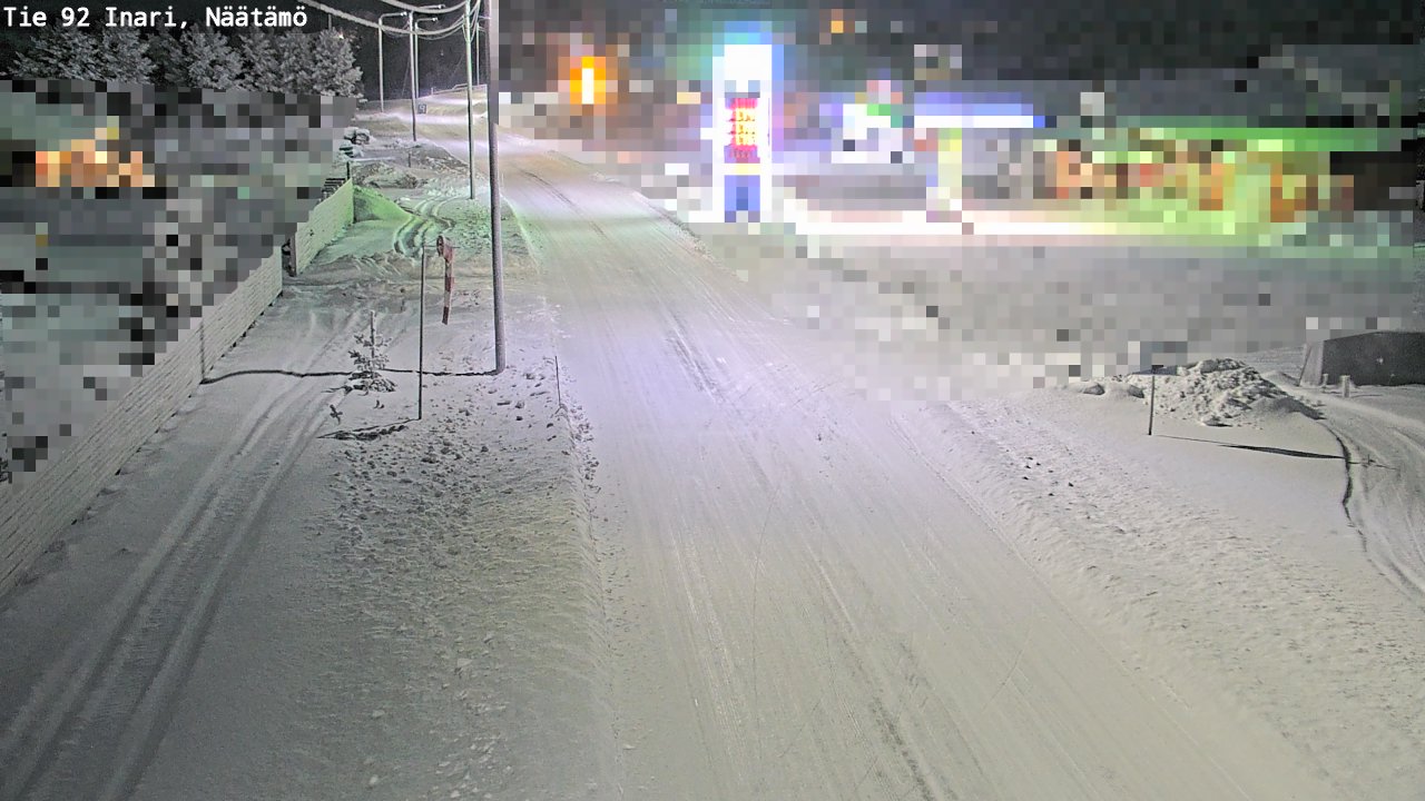 Kelikamerat Kuva Tie 92 Inari, Näätämö, Inari, Lappi