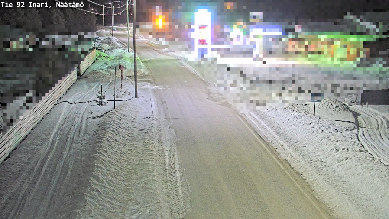 Kelikamerat Kuva Tie 92 Inari, Näätämö, Inari, Lappi