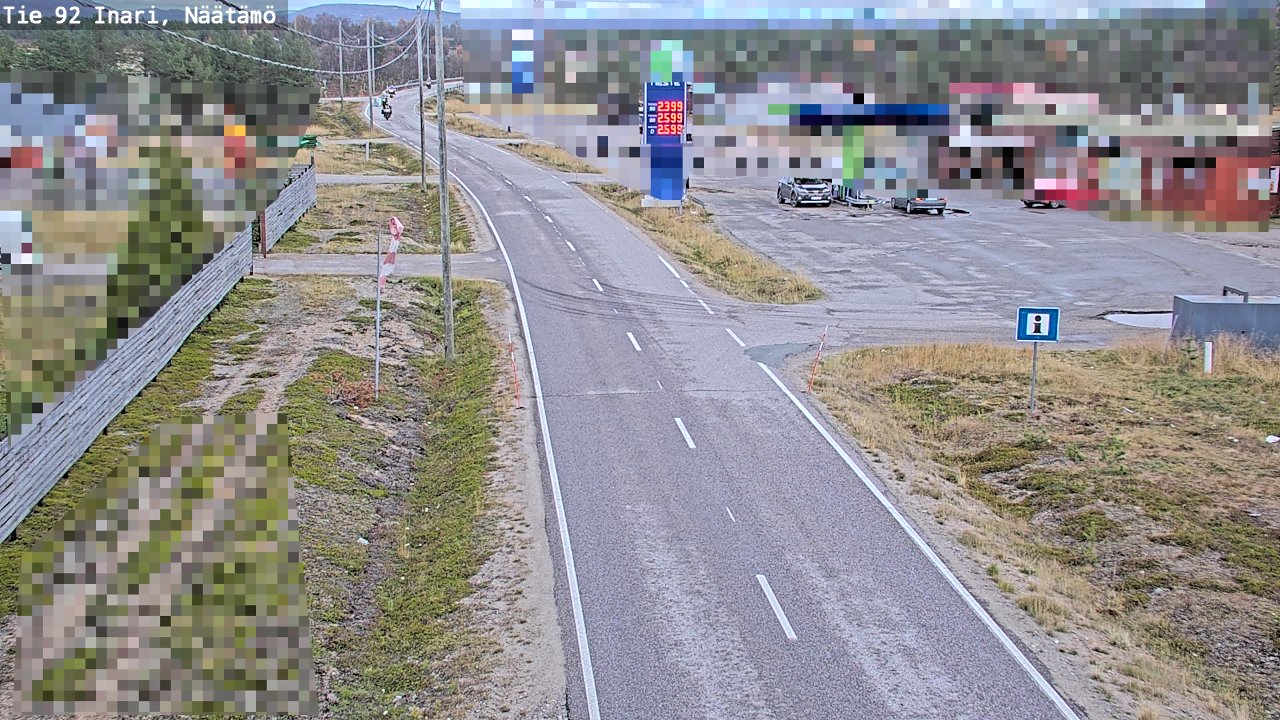 Kelikamerat Kuva Tie 92 Inari, Näätämö, Inari, Lappi