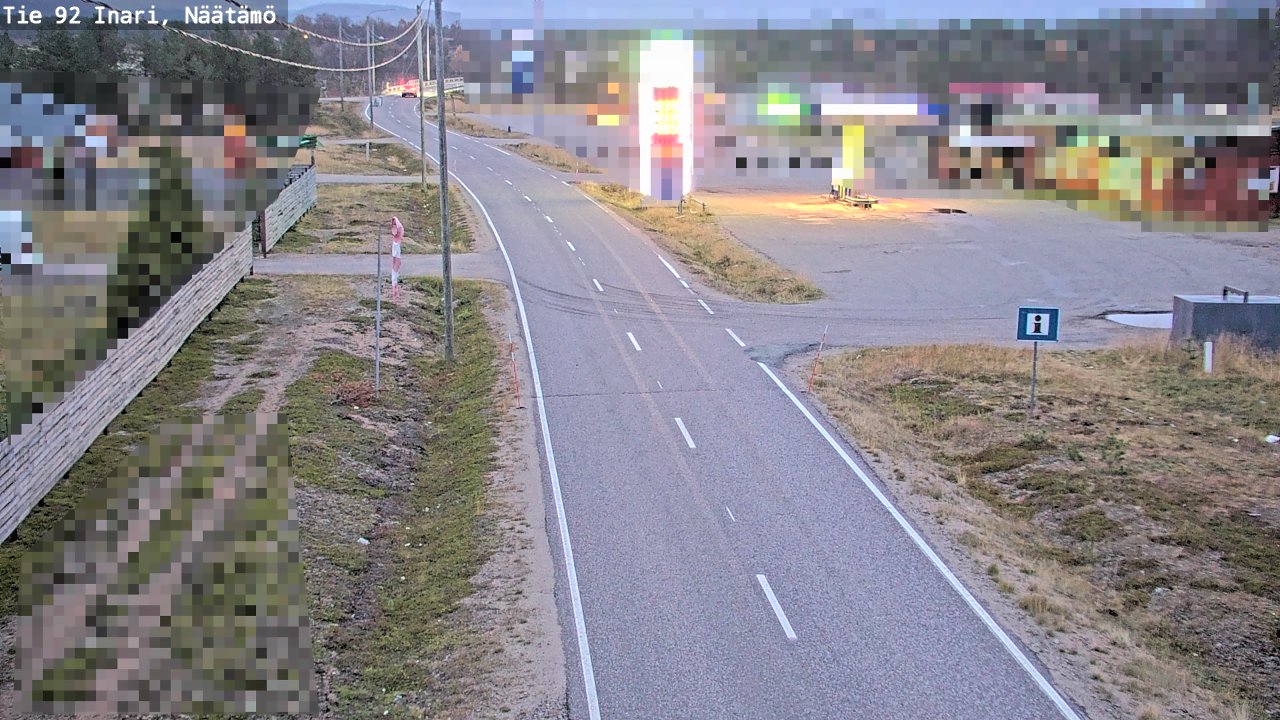 Kelikamerat Kuva Tie 92 Inari, Näätämö, Inari, Lappi