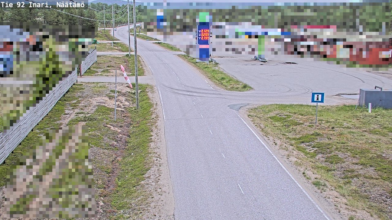 Kelikamerat Kuva Tie 92 Inari, Näätämö, Inari, Lappi