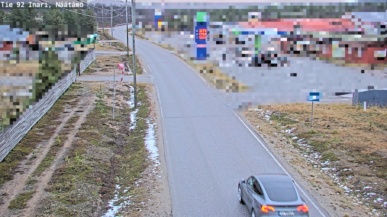 Kelikamerat Kuva Tie 92 Inari, Näätämö, Inari, Lappi