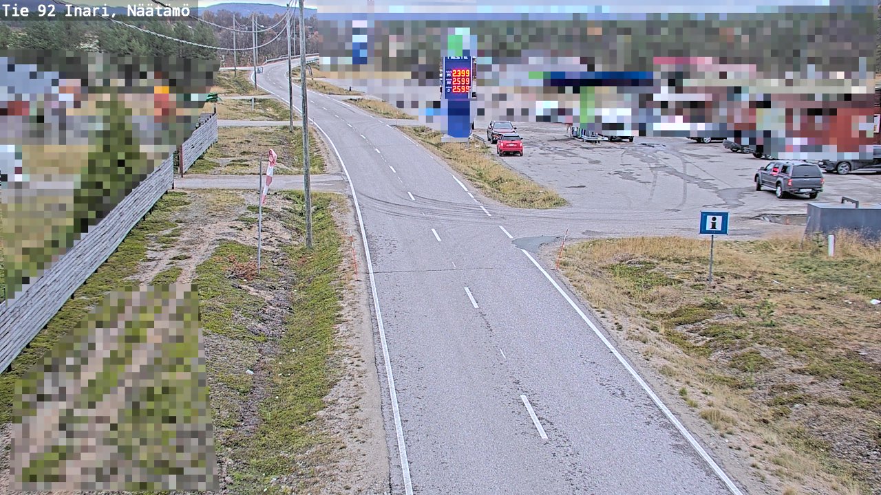 Kelikamerat Kuva Tie 92 Inari, Näätämö, Inari, Lappi