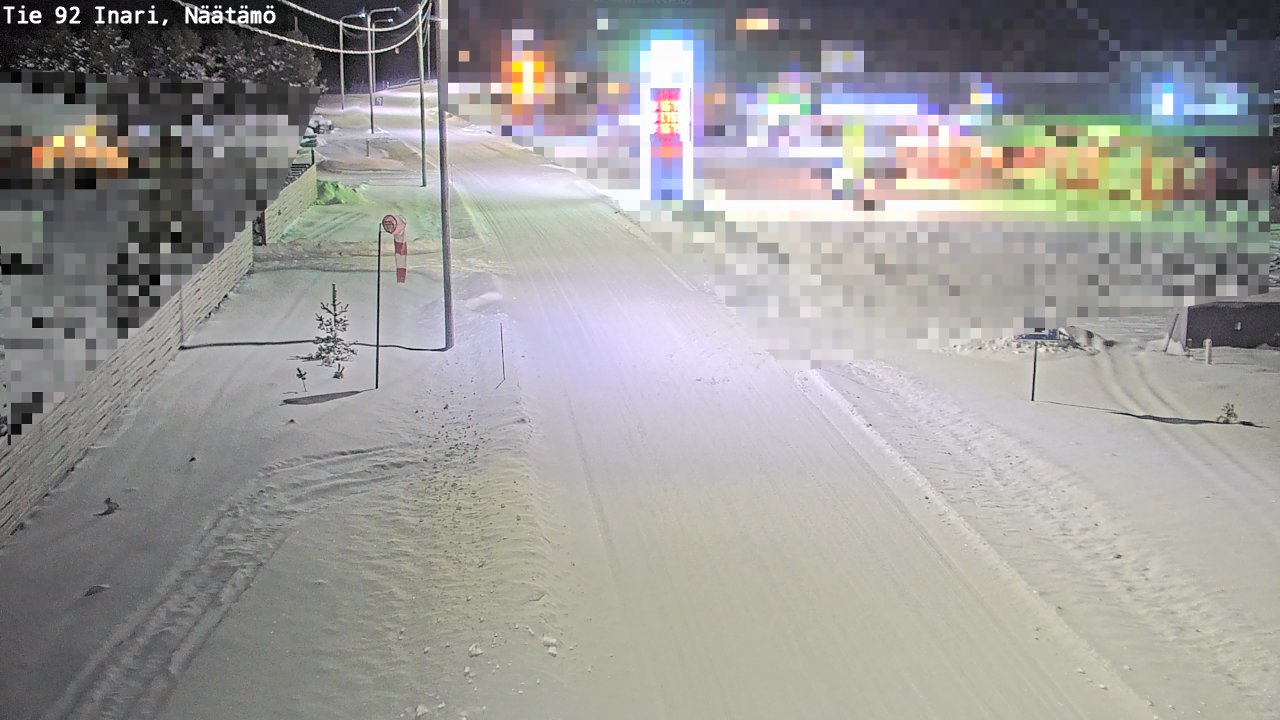 Weather Camera Image Road 92 Inari, Näätämö, Inari, Lappi