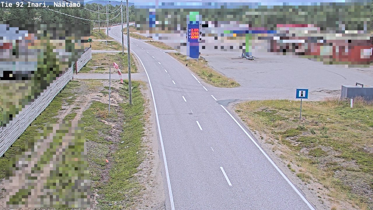 Kelikamerat Kuva Tie 92 Inari, Näätämö, Inari, Lappi