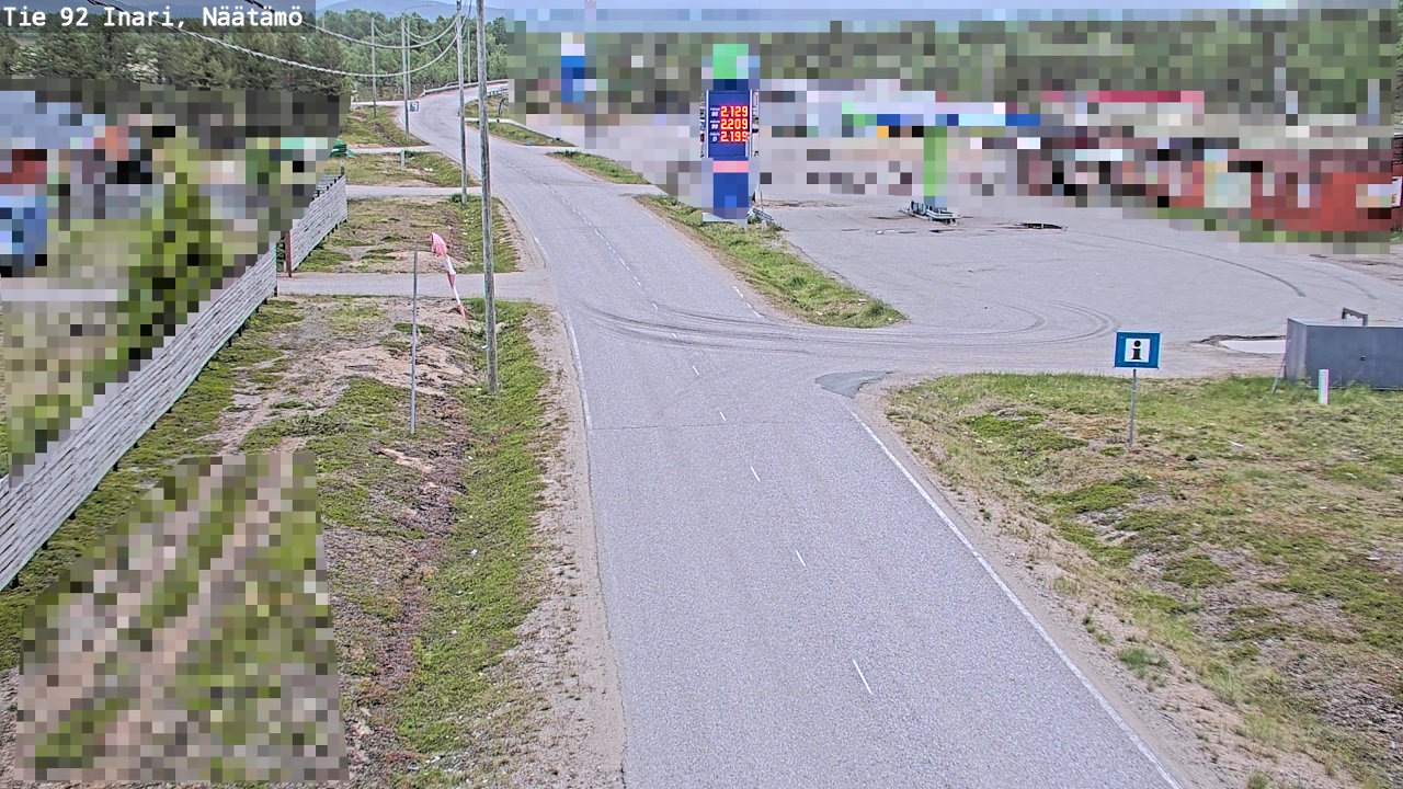 Kelikamerat Kuva Tie 92 Inari, Näätämö, Inari, Lappi