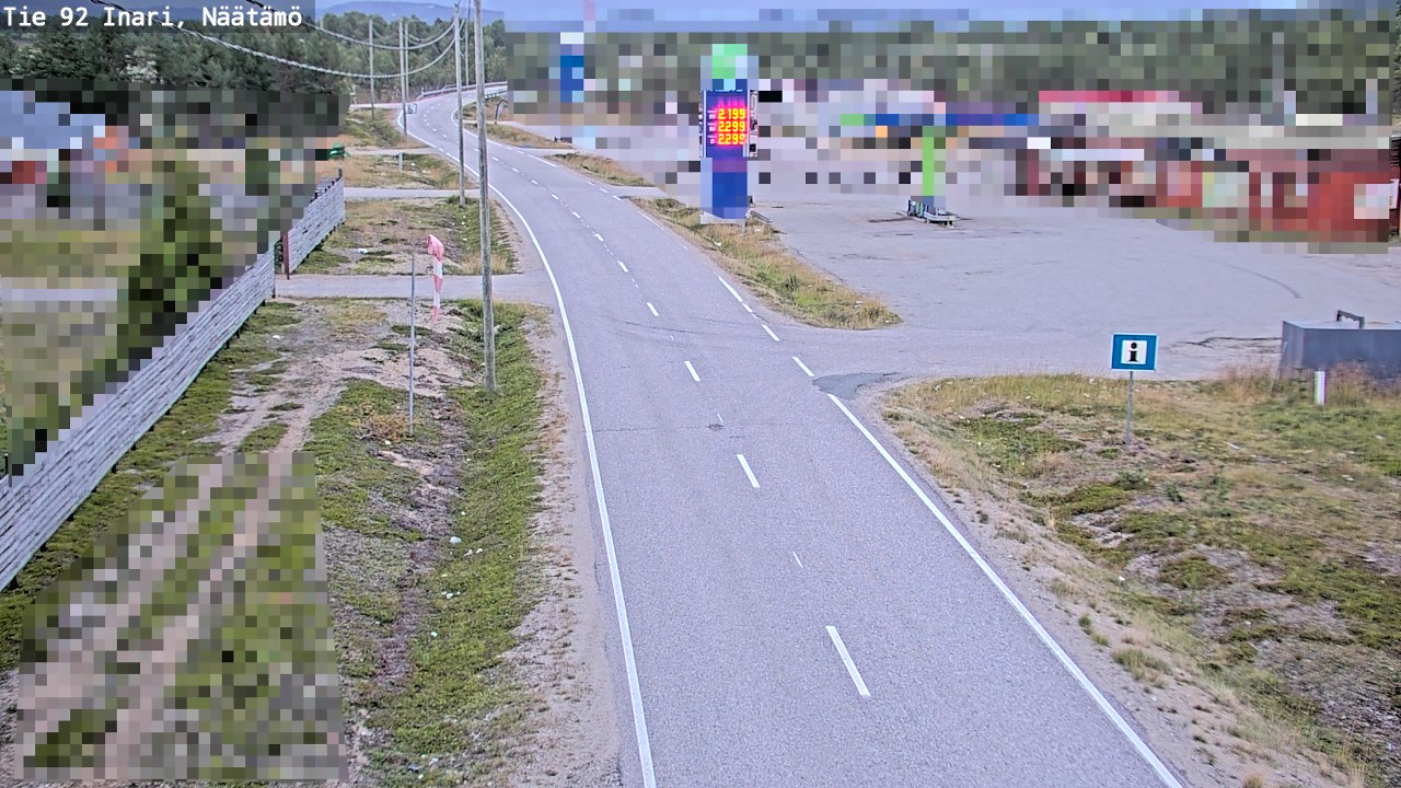Kelikamerat Kuva Tie 92 Inari, Näätämö, Inari, Lappi