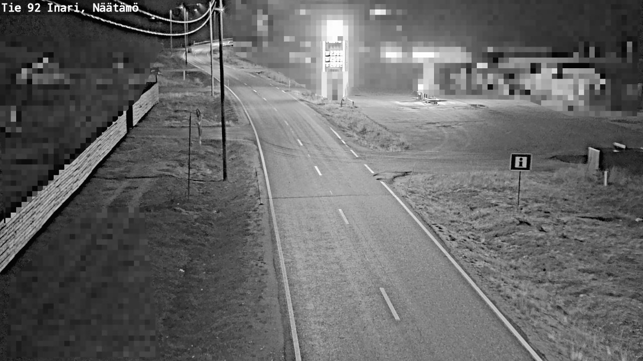 Kelikamerat Kuva Tie 92 Inari, Näätämö, Inari, Lappi