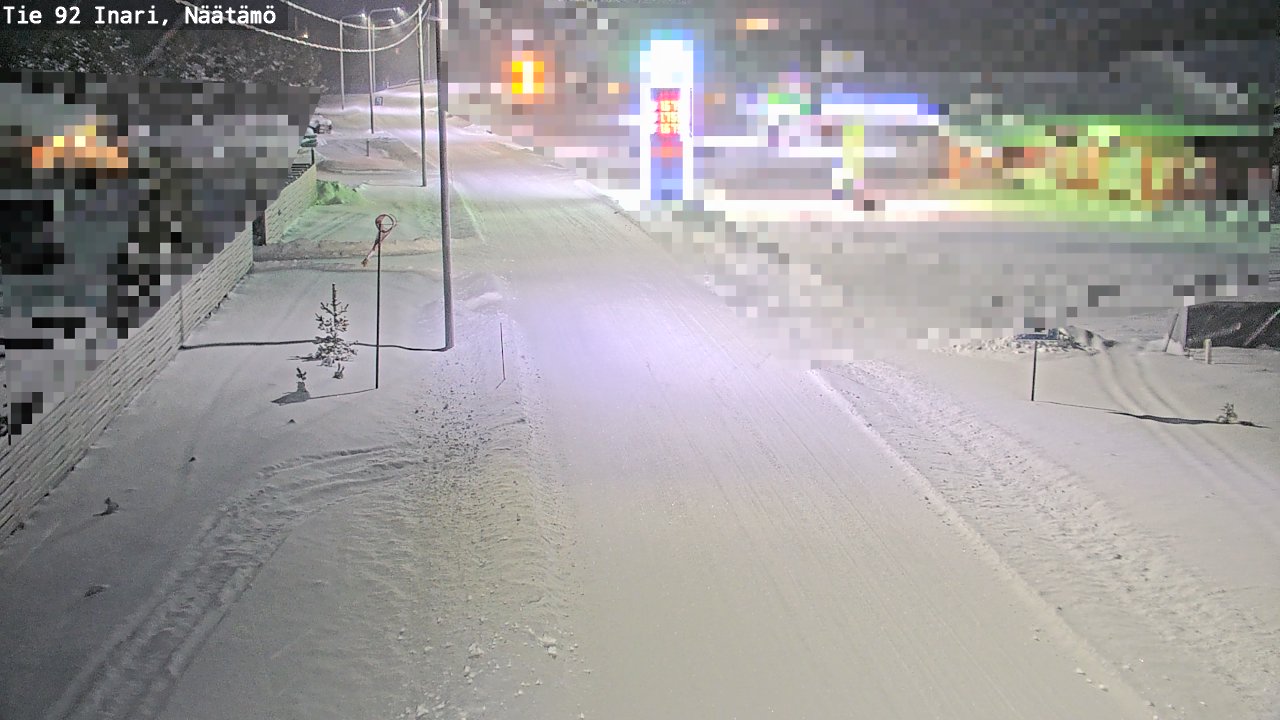 Weather Camera Image Road 92 Inari, Näätämö, Inari, Lappi