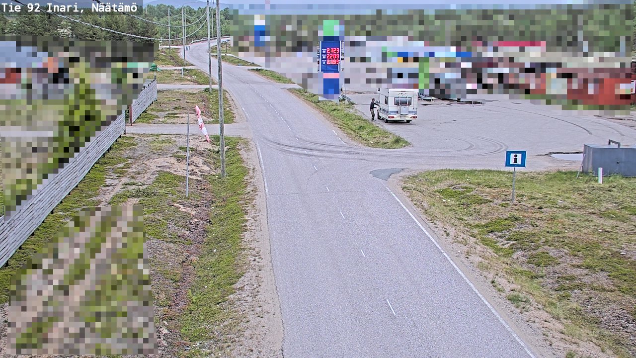 Kelikamerat Kuva Tie 92 Inari, Näätämö, Inari, Lappi