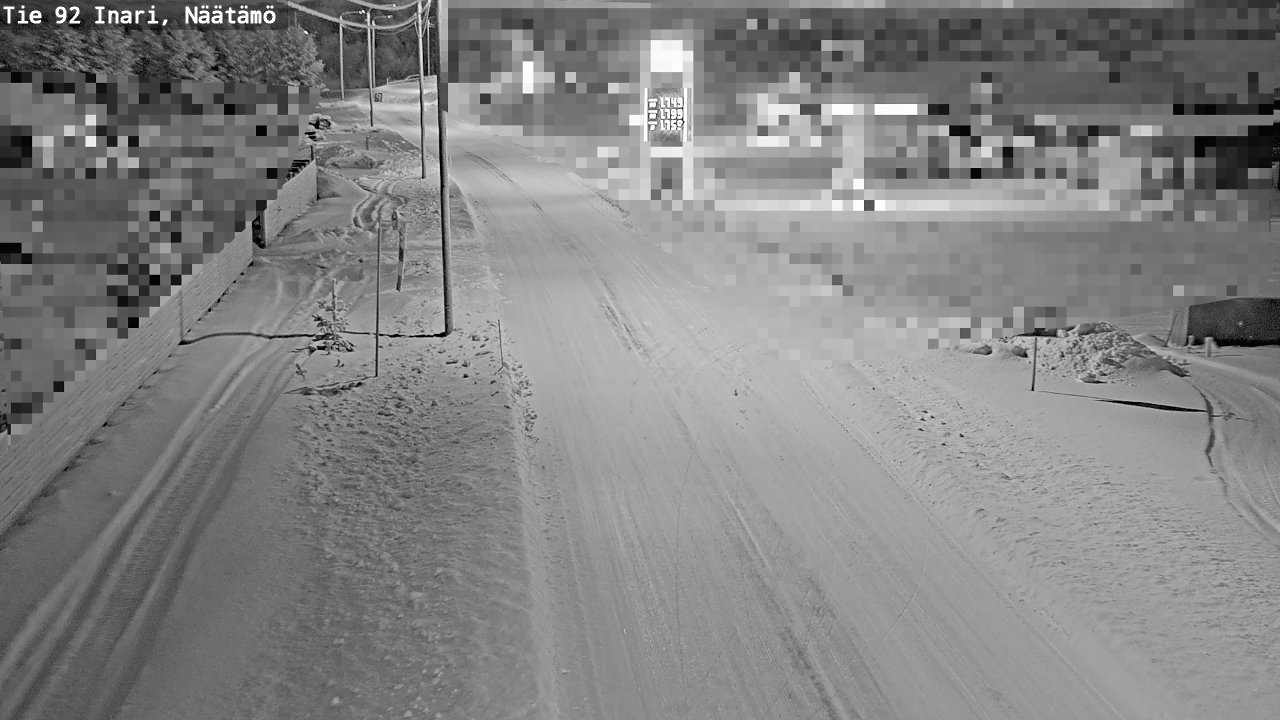 Weather Camera Image Road 92 Inari, Näätämö, Inari, Lappi