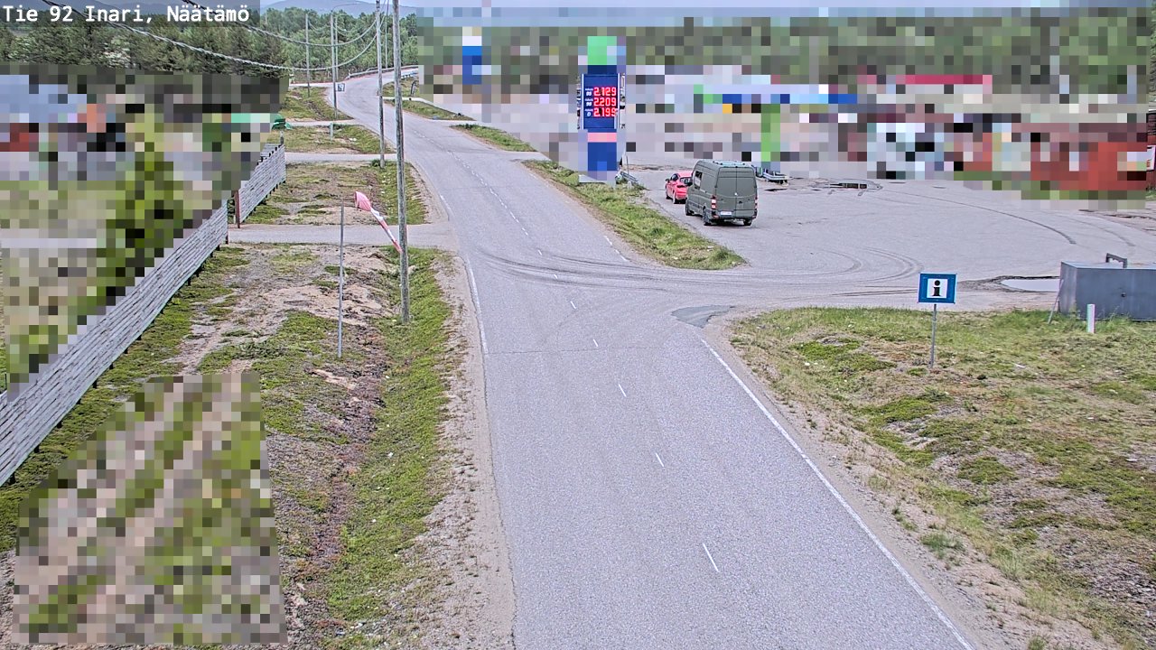Kelikamerat Kuva Tie 92 Inari, Näätämö, Inari, Lappi