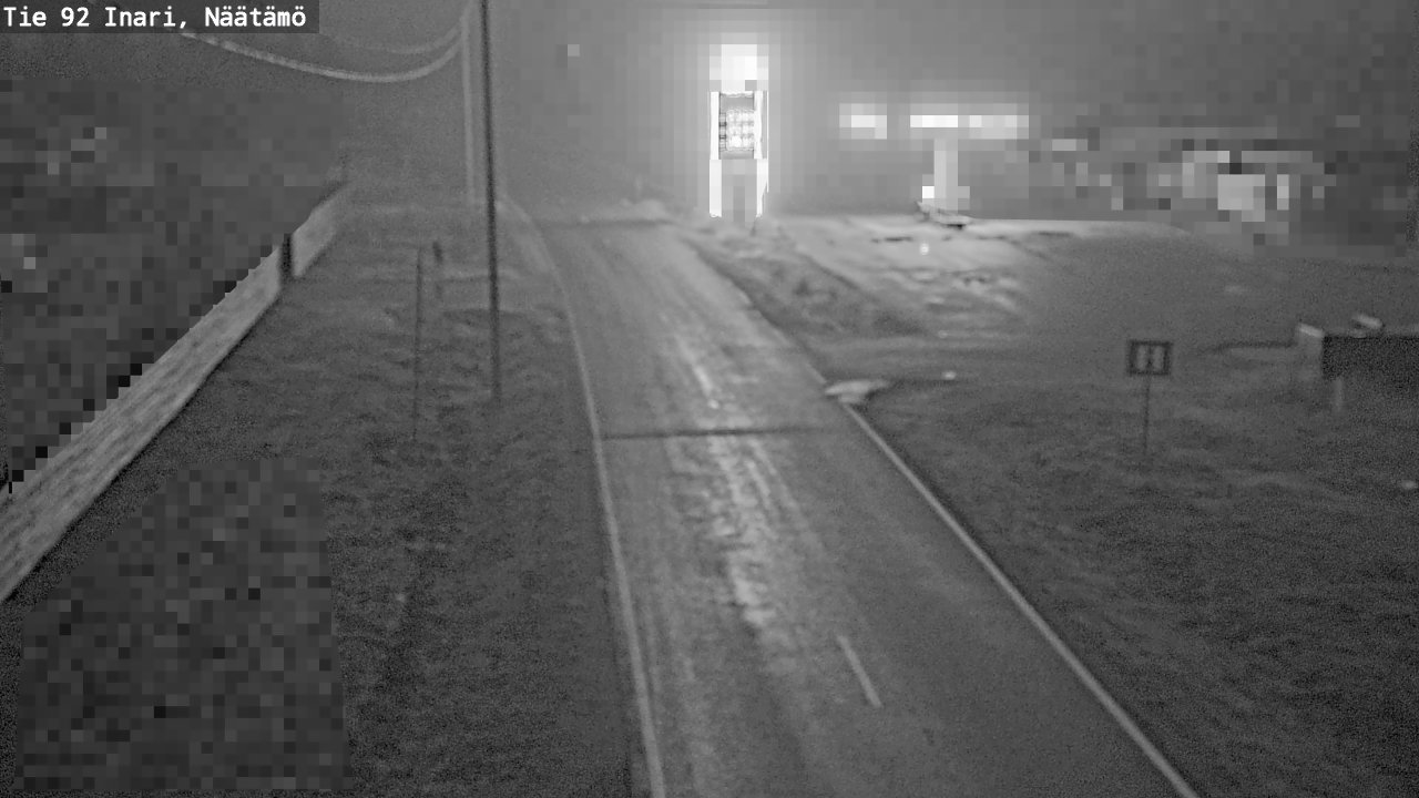 Kelikamerat Kuva Tie 92 Inari, Näätämö, Inari, Lappi