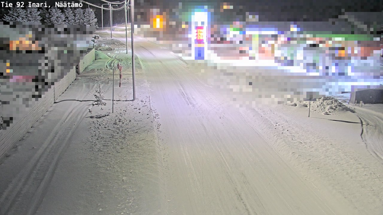 Kelikamerat Kuva Tie 92 Inari, Näätämö, Inari, Lappi