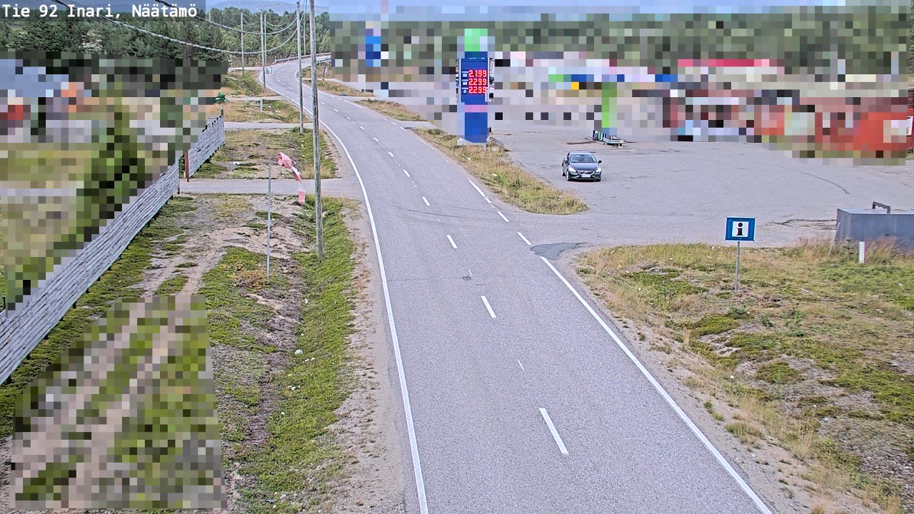 Kelikamerat Kuva Tie 92 Inari, Näätämö, Inari, Lappi